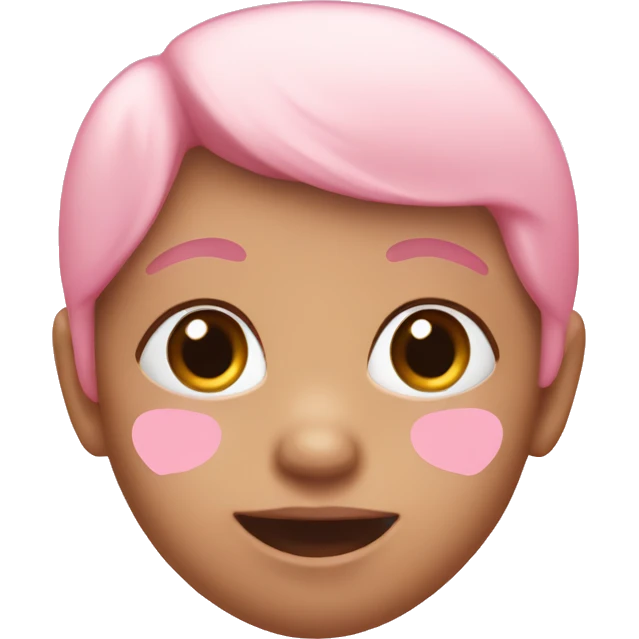 Baby pink heart emoji