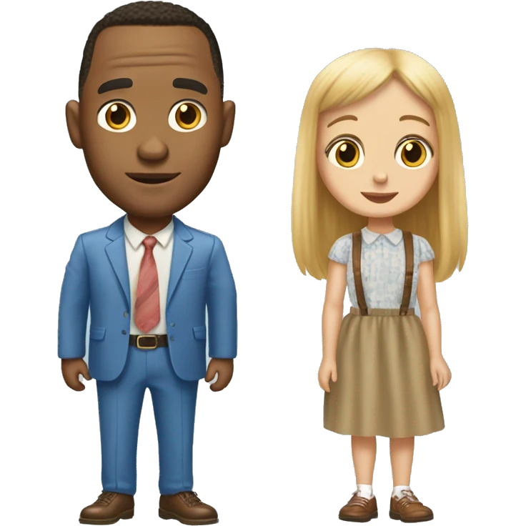 Forrest Gump and bubble gump emoji