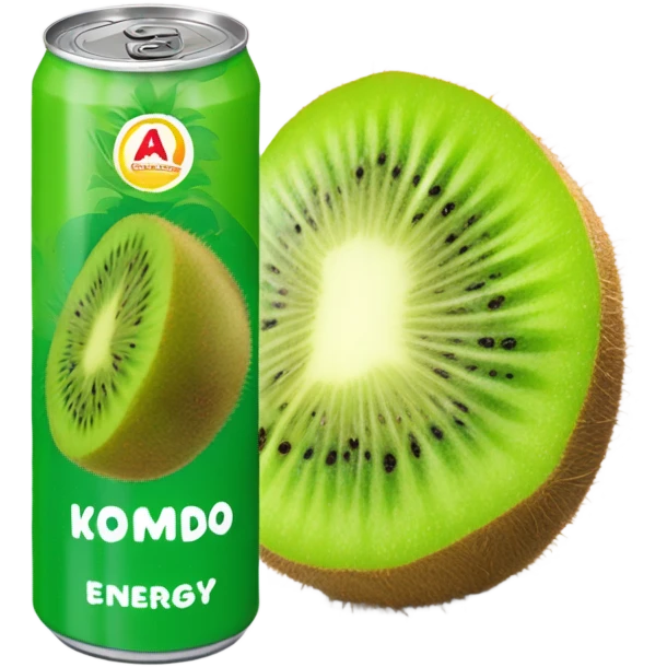 Kiwi Komodo Energy Drink can emoji