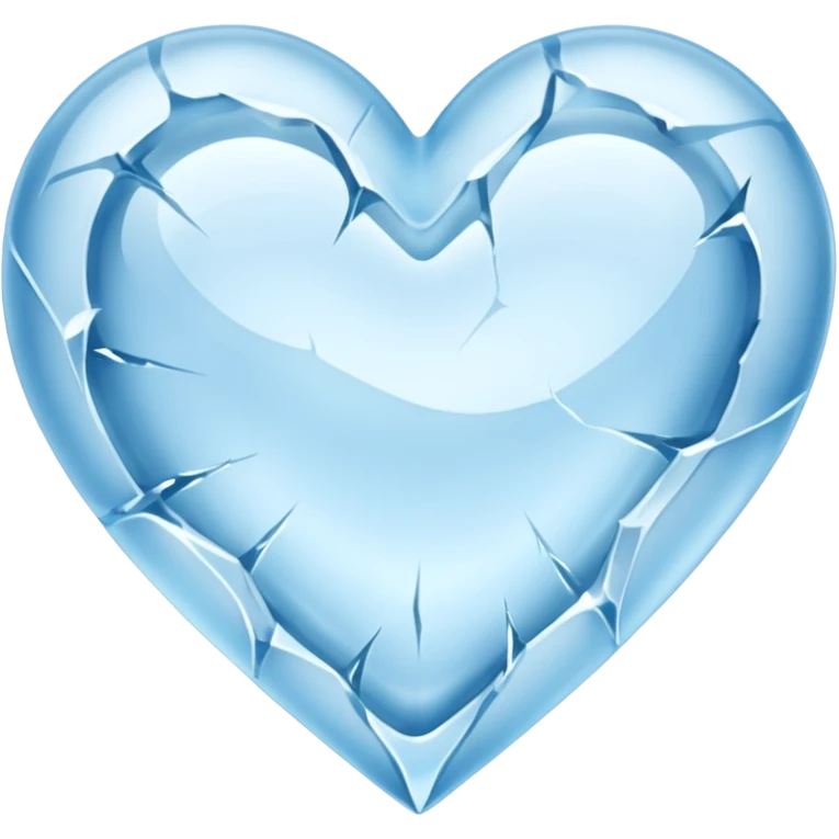 Corazón de hielo emoji