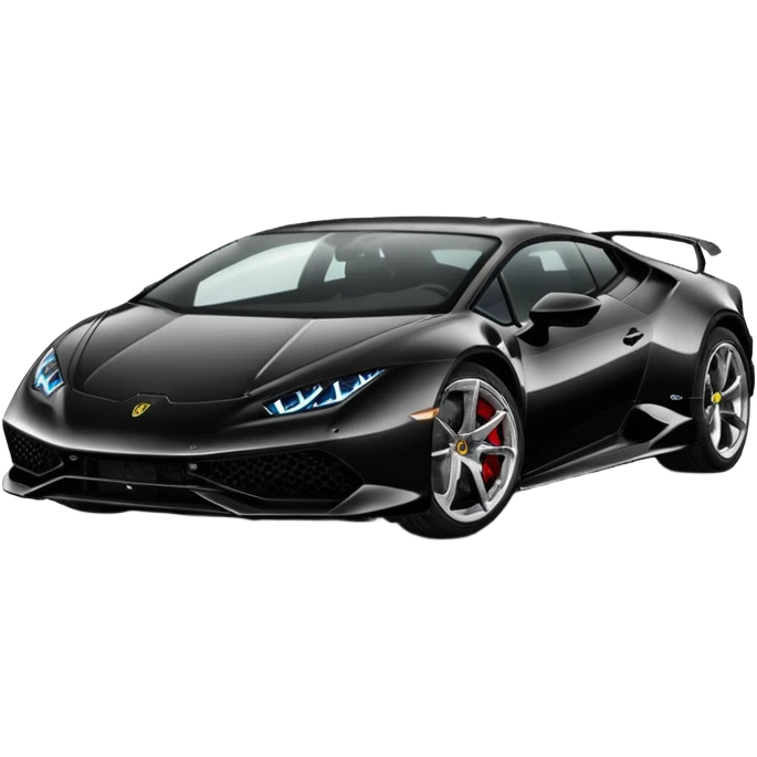 Lamborghini Huracanes, noir emoji