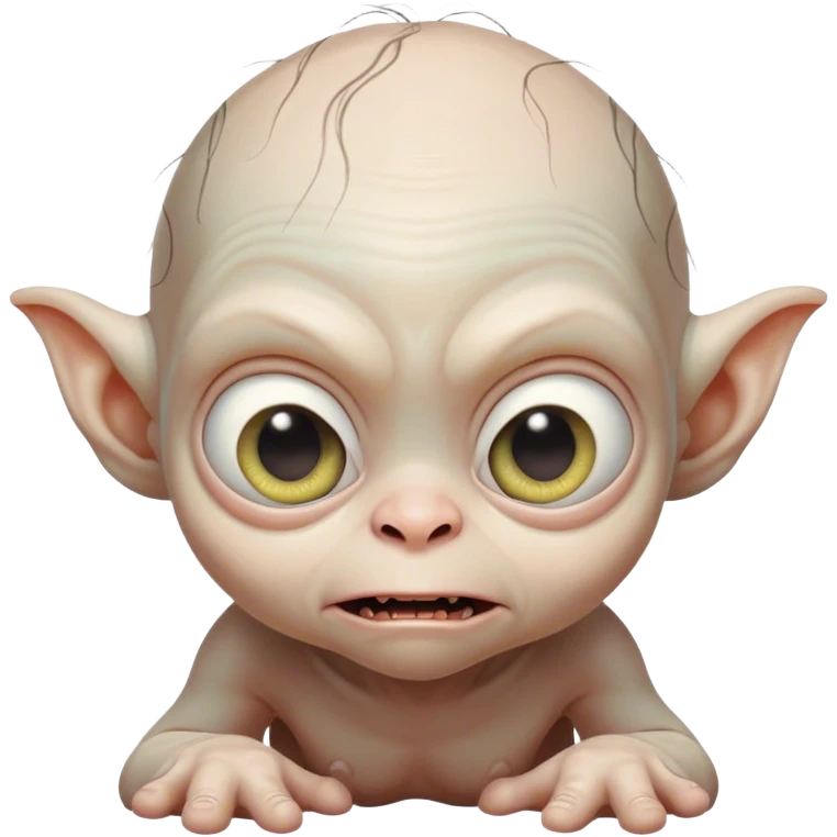 Baby gollum from lord of the rings emoji