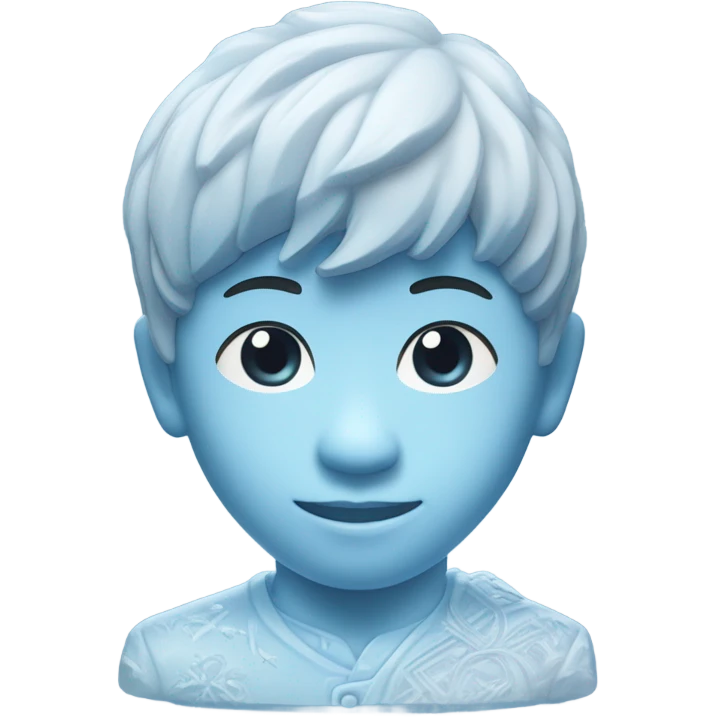 Boy Asian from ice emoji