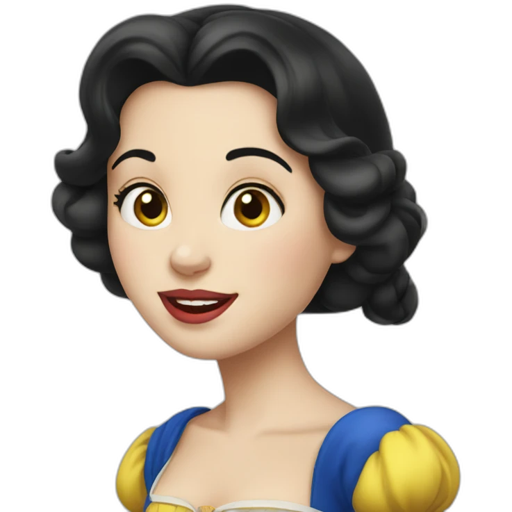 Snow white emoji