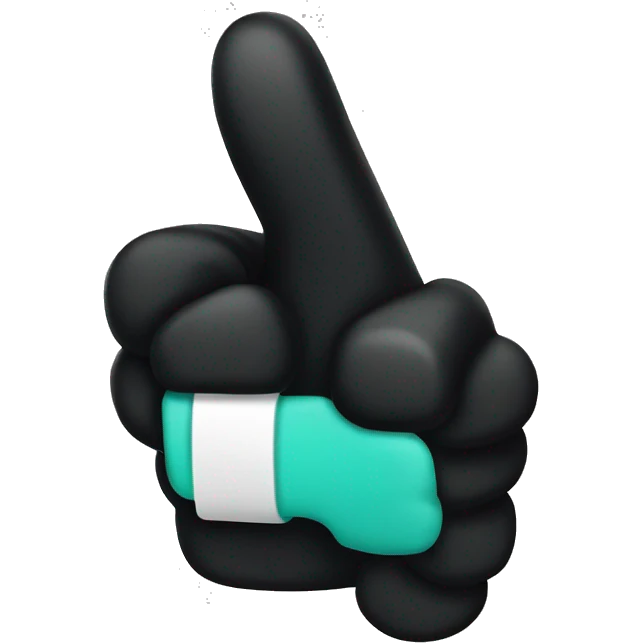 Thumbs up, Black claws emoji