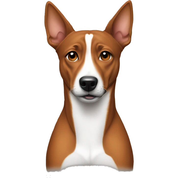 Stressed out basenji emoji