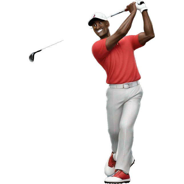 Michael Jordan playing golf emoji