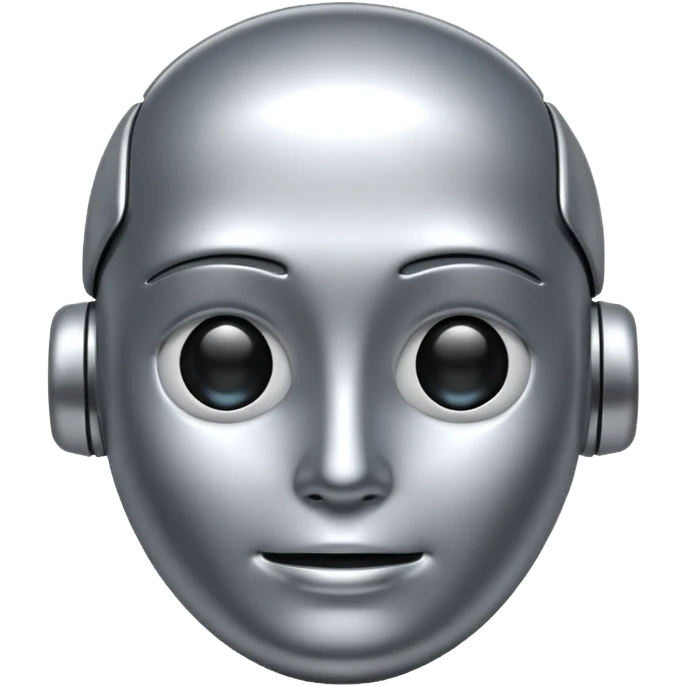Generate a realistic emoji of AI artificial intelligence emoji