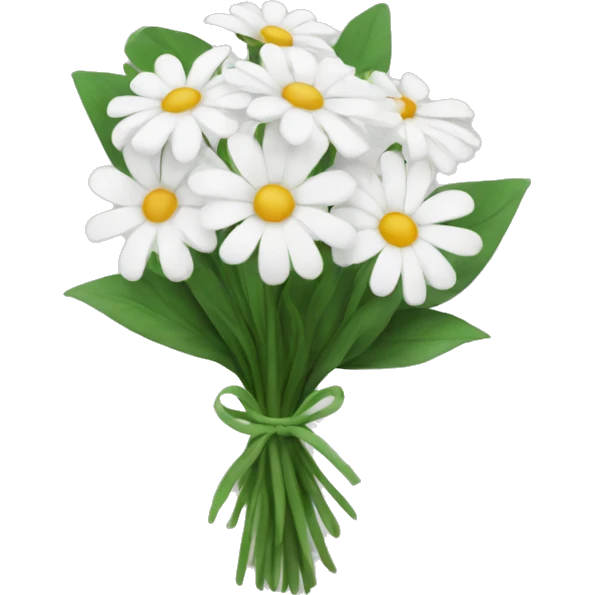 White flower bouquet  emoji