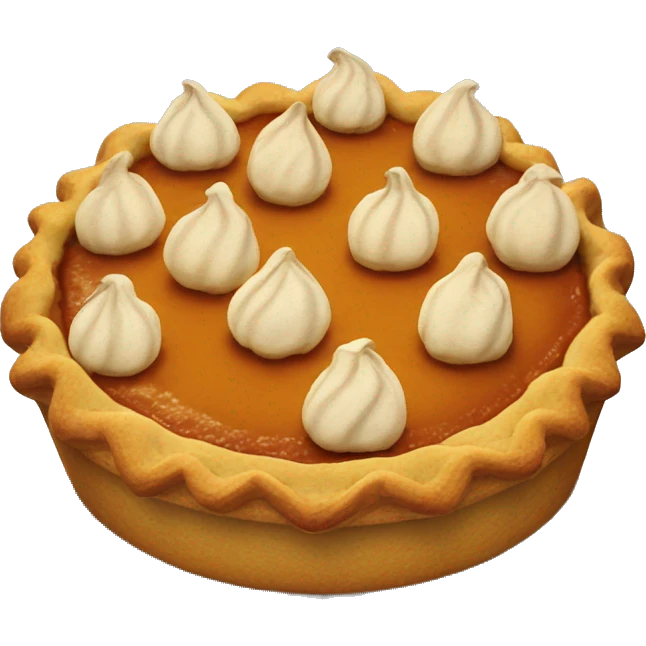 Pumpkin pie  emoji