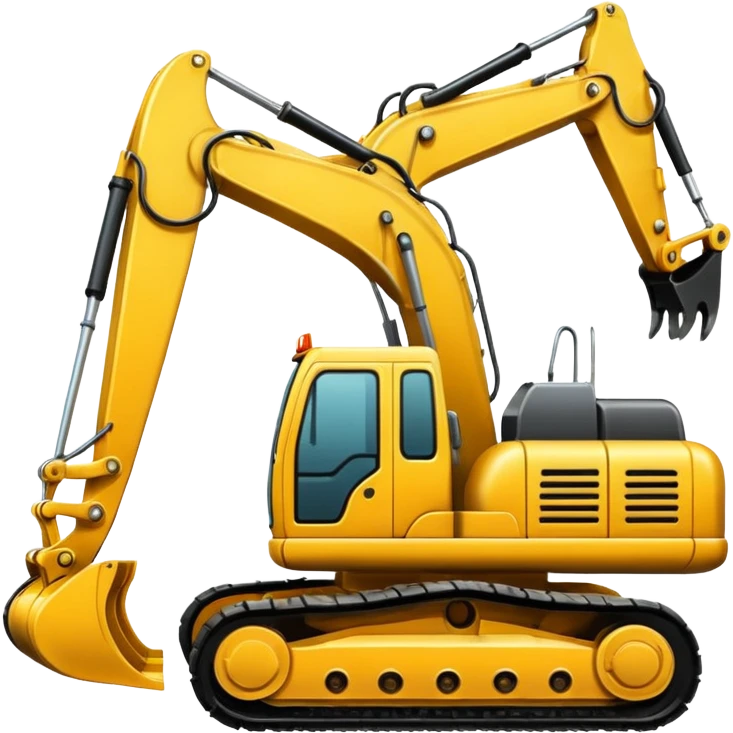 A excavator  emoji