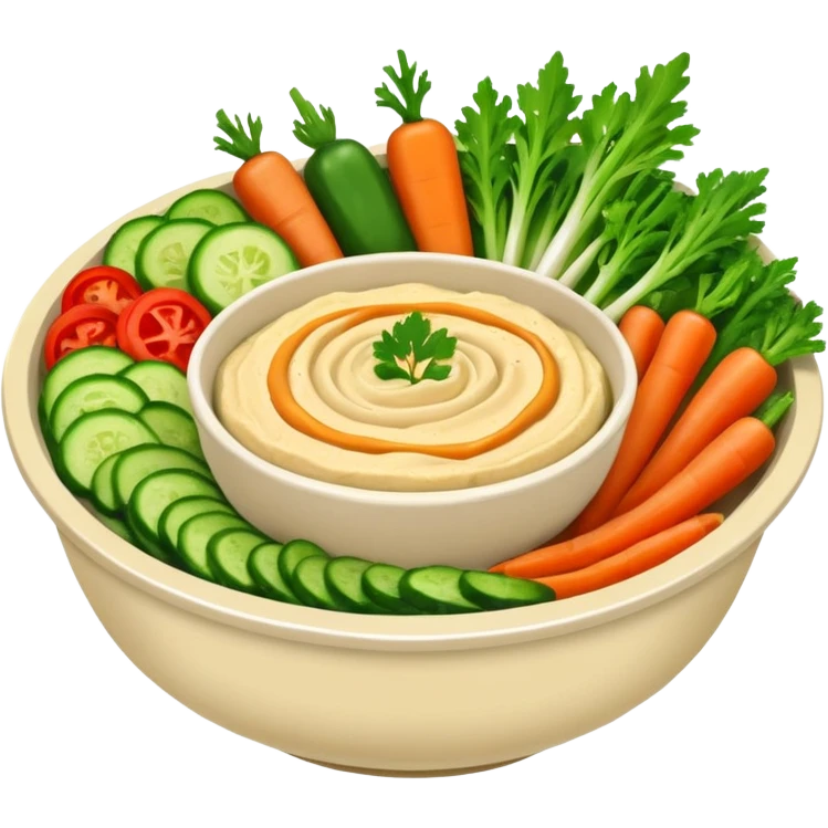 veggies and hummus emoji