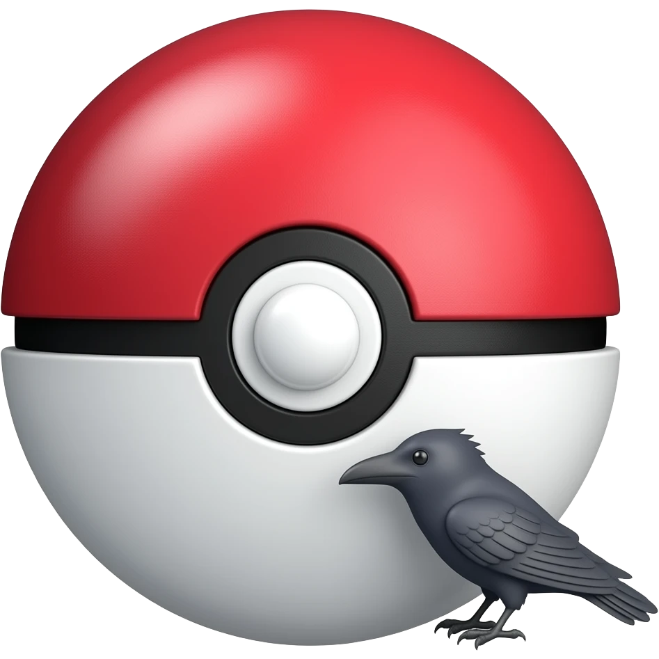 Raven pokeball emoji