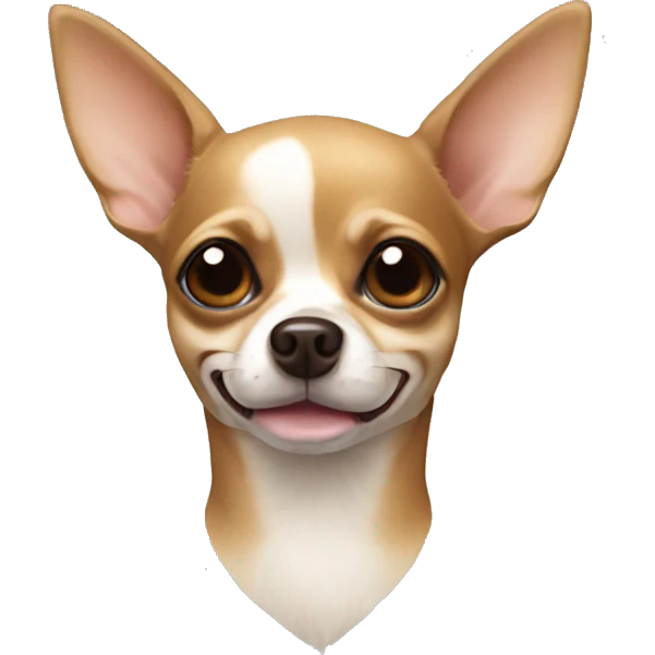 Deer head chihuahua emoji