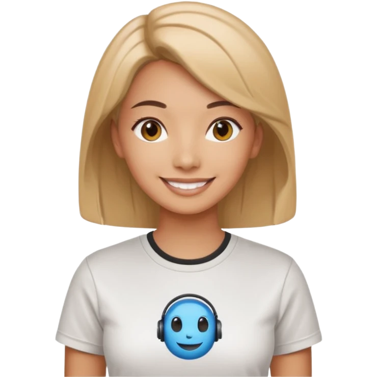 female AI supporter emoji