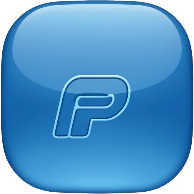 create an icon of the pay pal emoji