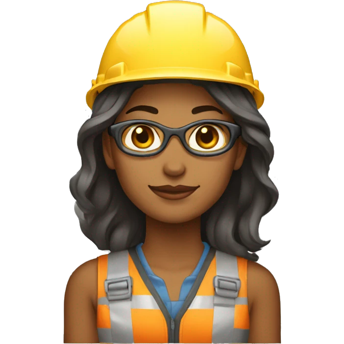 construtora mulher loira emoji