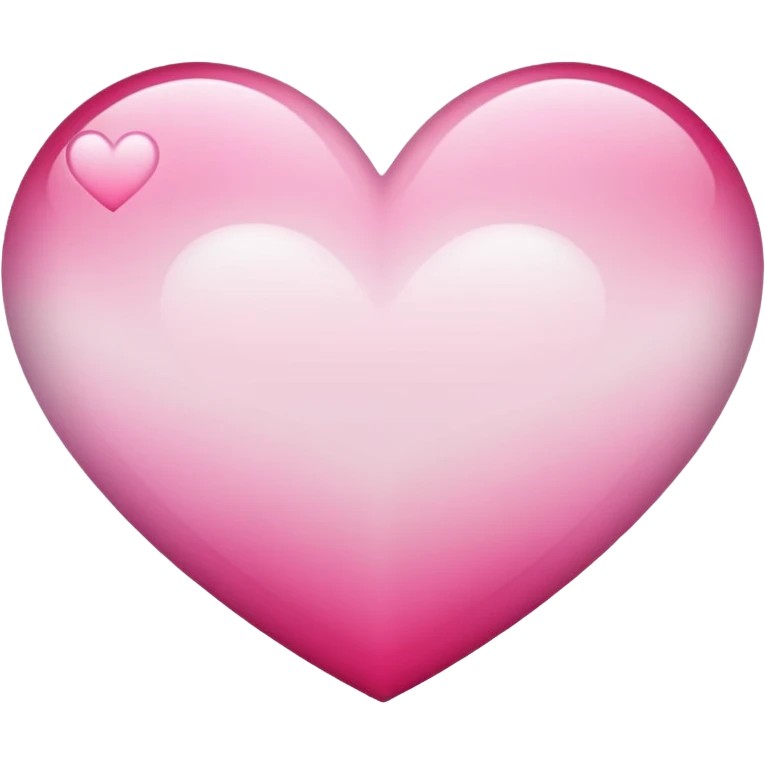 sakura heart with a gradient emoji