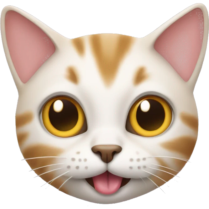 cat sticking out its tongue  emoji