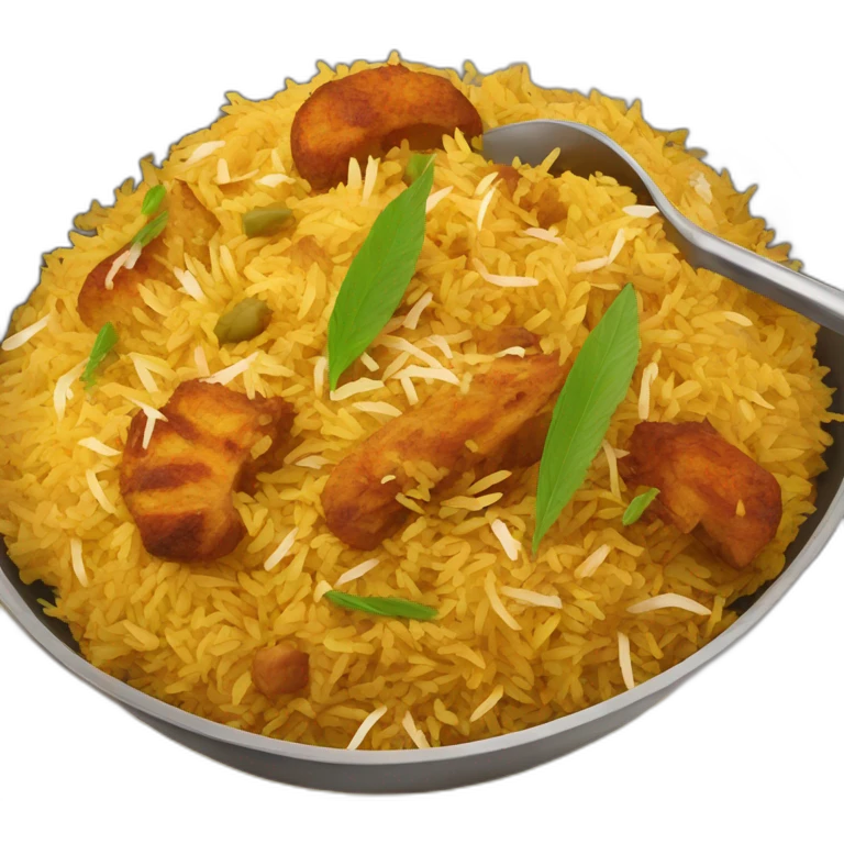Hyderabad biryani emoji