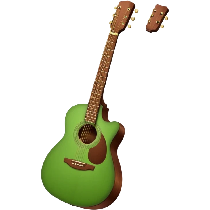 green guitar emoji