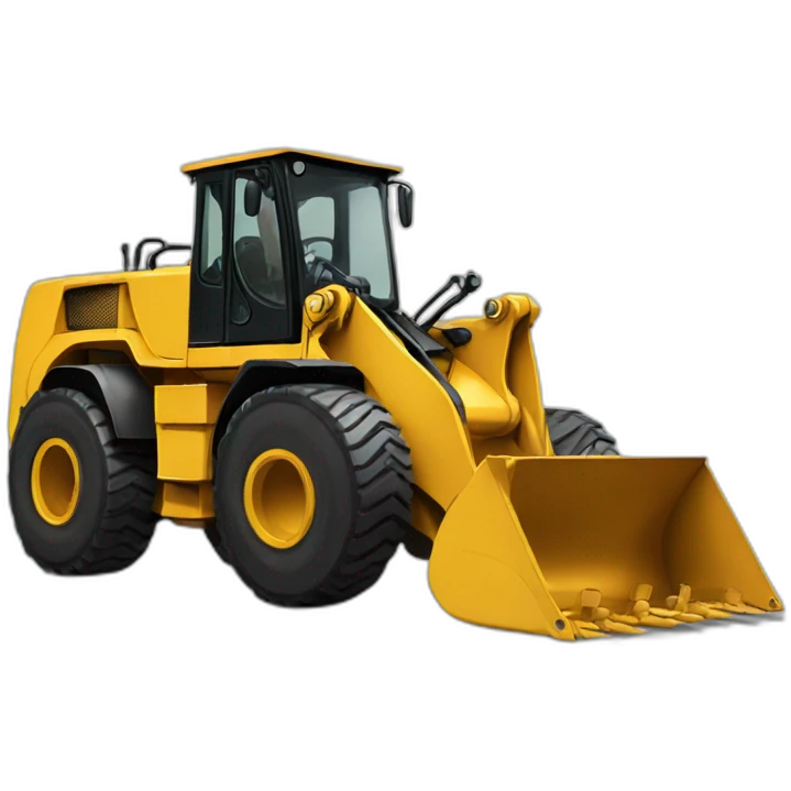 Wheel loader work emoji