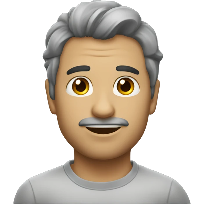 Серый кот  emoji