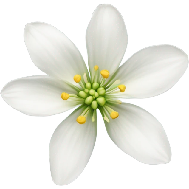 White flowers  emoji