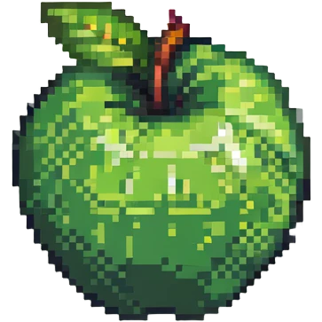 A green apple emoji