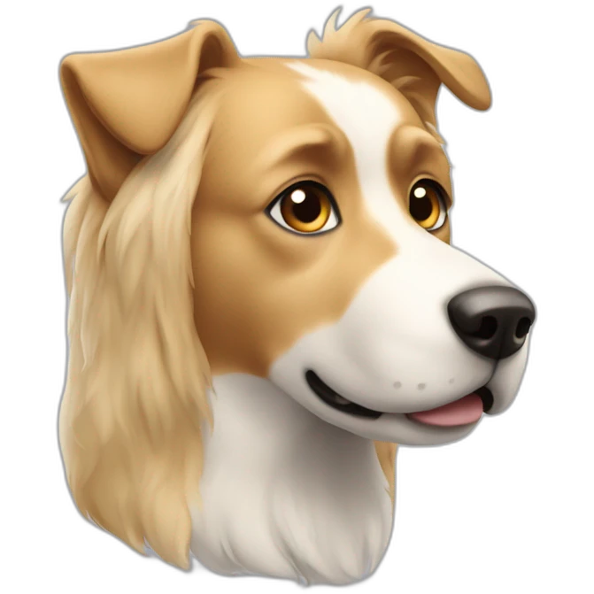 dog corgui light hair emoji