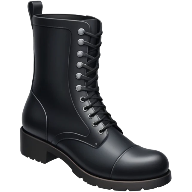 Black boots emoji