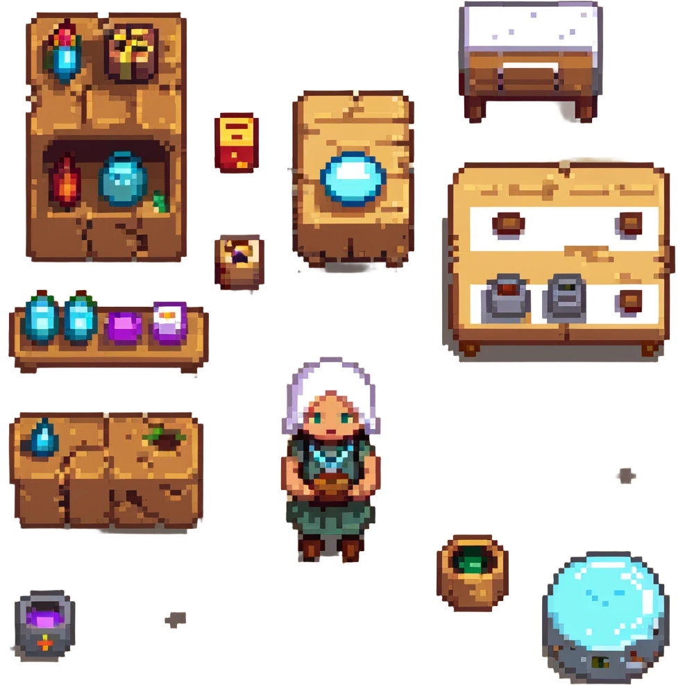 A Dota 2 player with a stone-faced look, surrounded by in-game items emoji