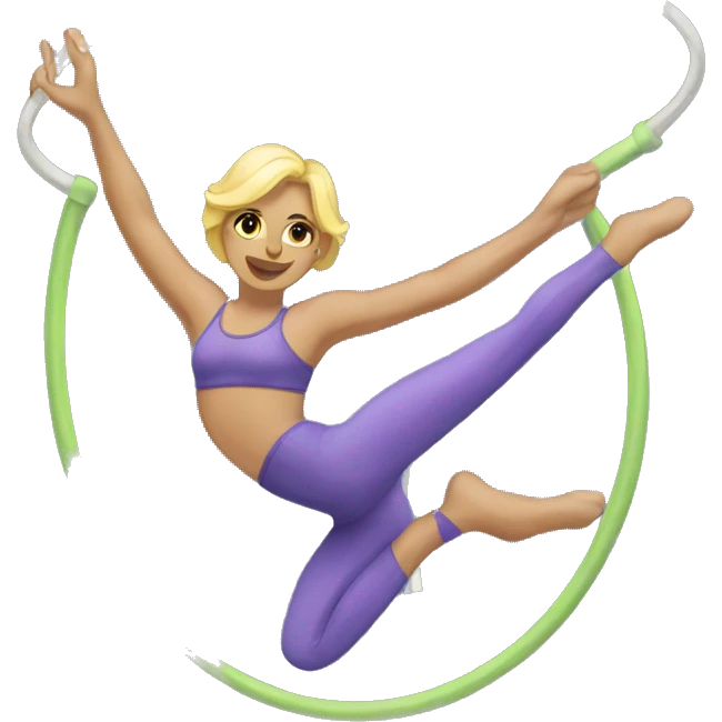 aerial hoop aerialist emoji