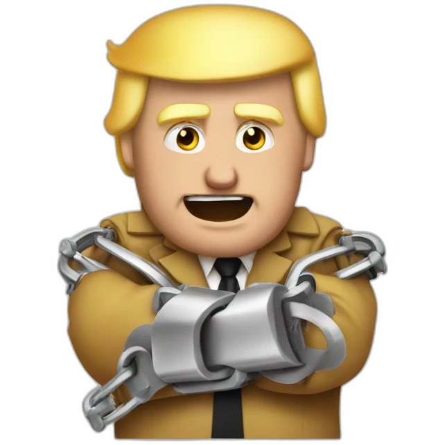 trump-in-handcuffs emoji