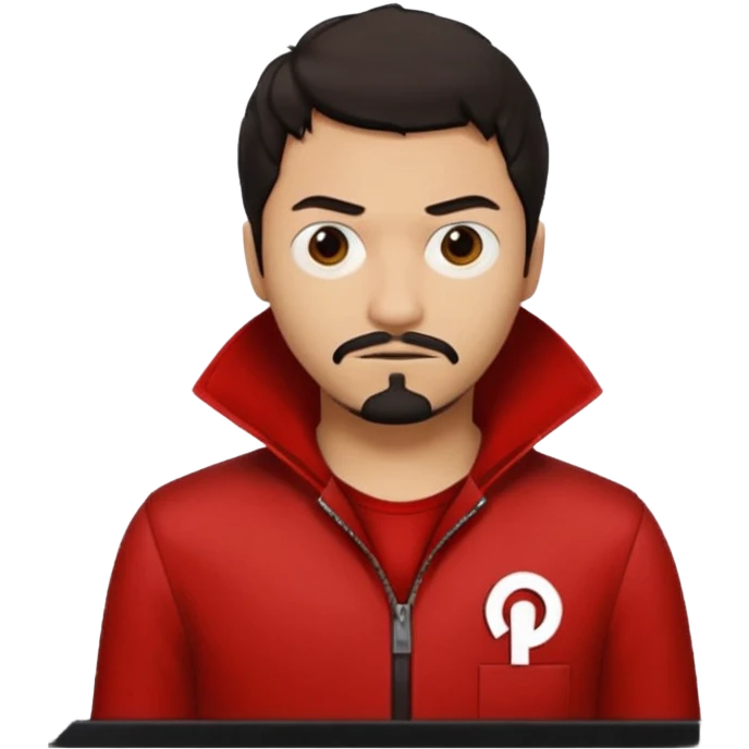 Tokyo in the la casa de papel TV show emoji