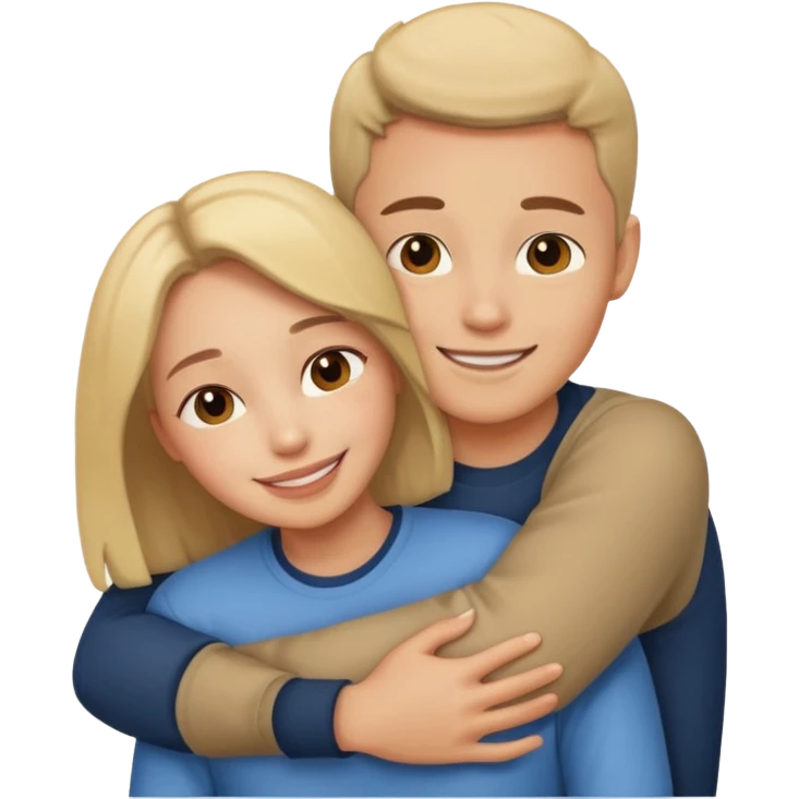 Hug fav person emoji