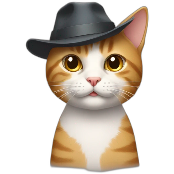 cat with hat emoji