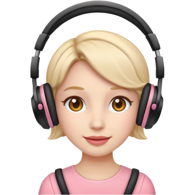 coquette emoji headphones emoji