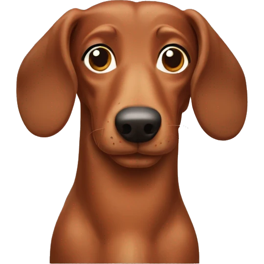 Wiener dog  emoji