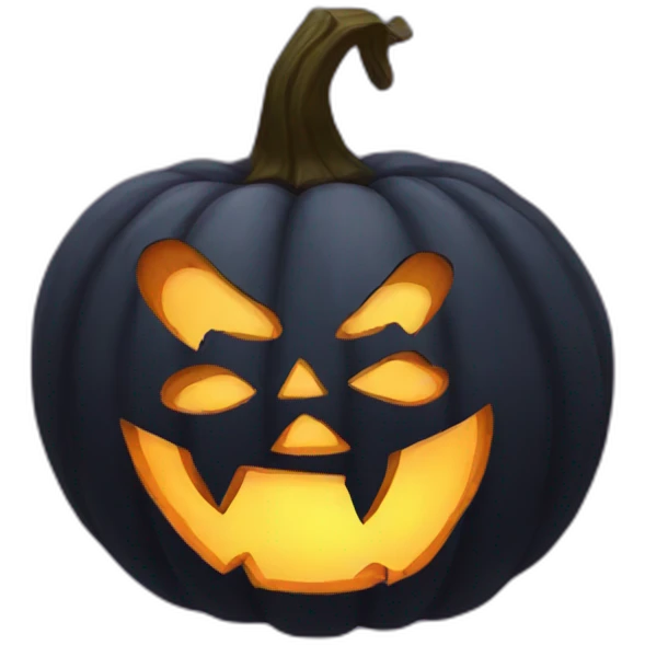 scary pumpkin emoji