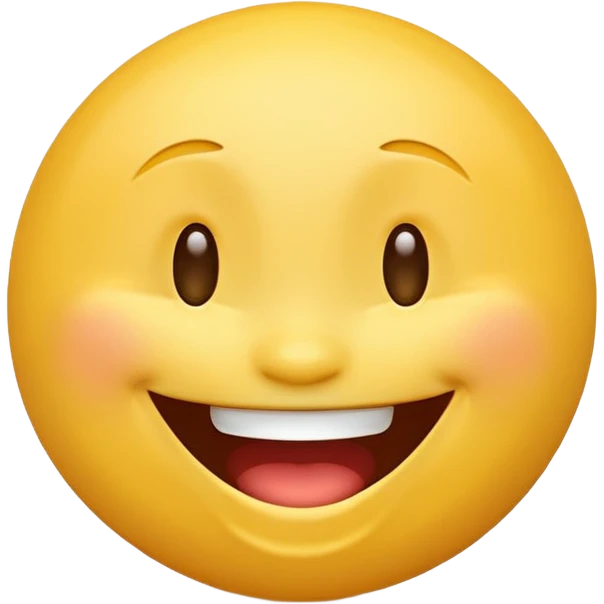 Create a  Laugh reaction emoji for a new social media app emoji