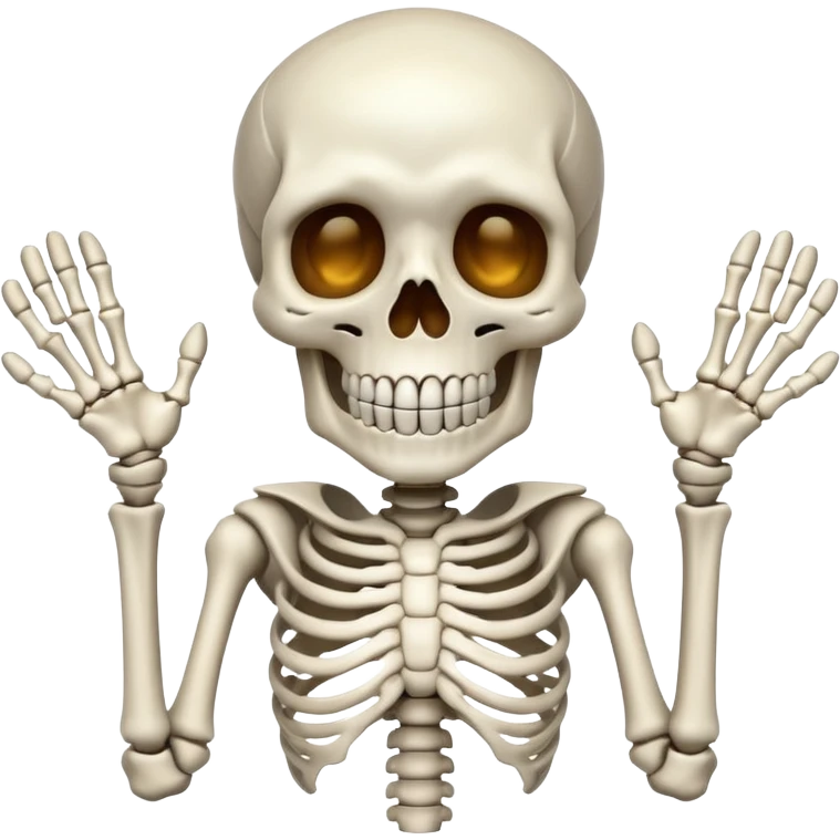 The rahhh skeleton emoji