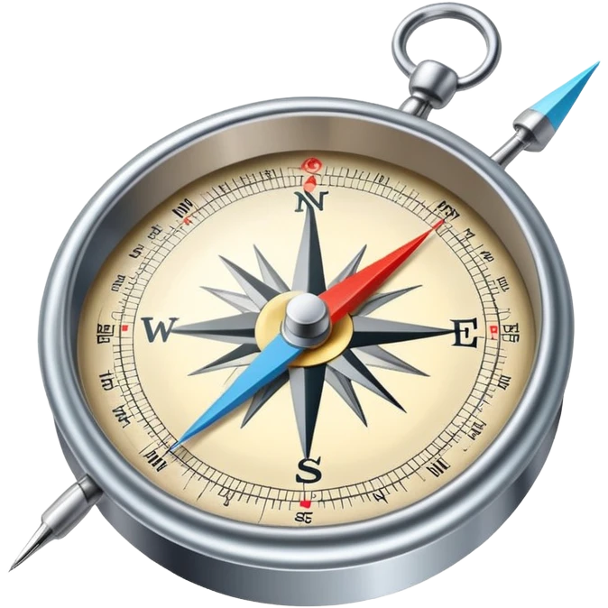 Compass with needle emoji
