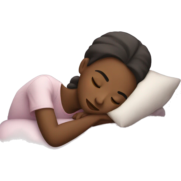Sleep girl emoji