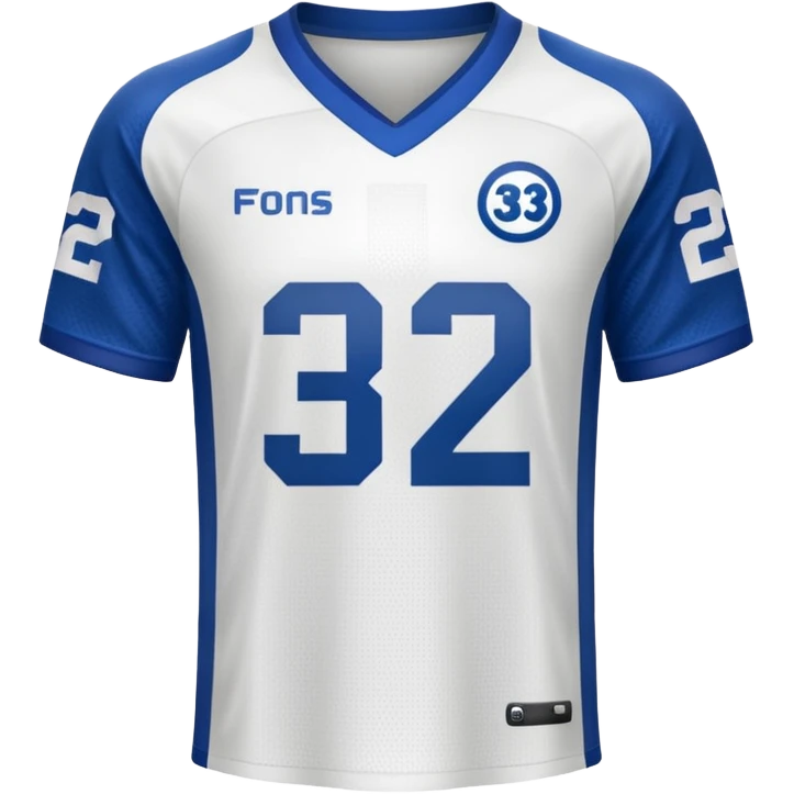 Football jersey with the number 32 on it emoji