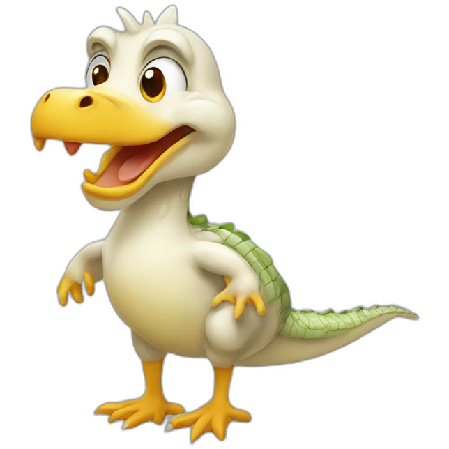 Poulet crocodile emoji