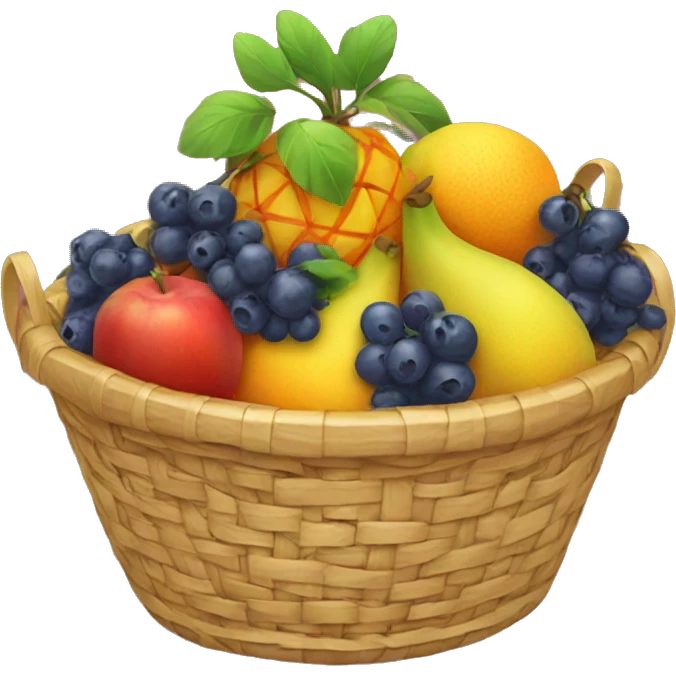 fruit basket emoji