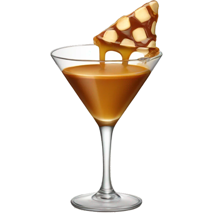 caramel martini emoji