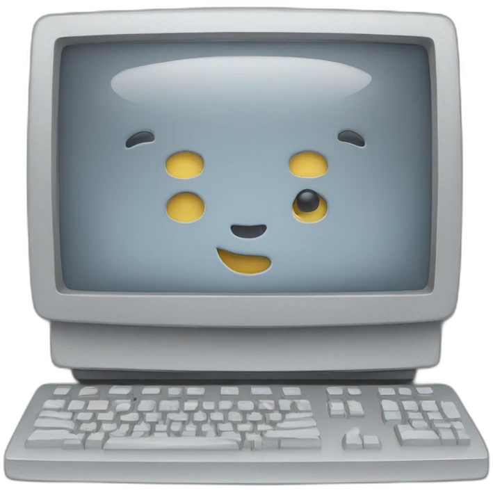 Coding computer emoji