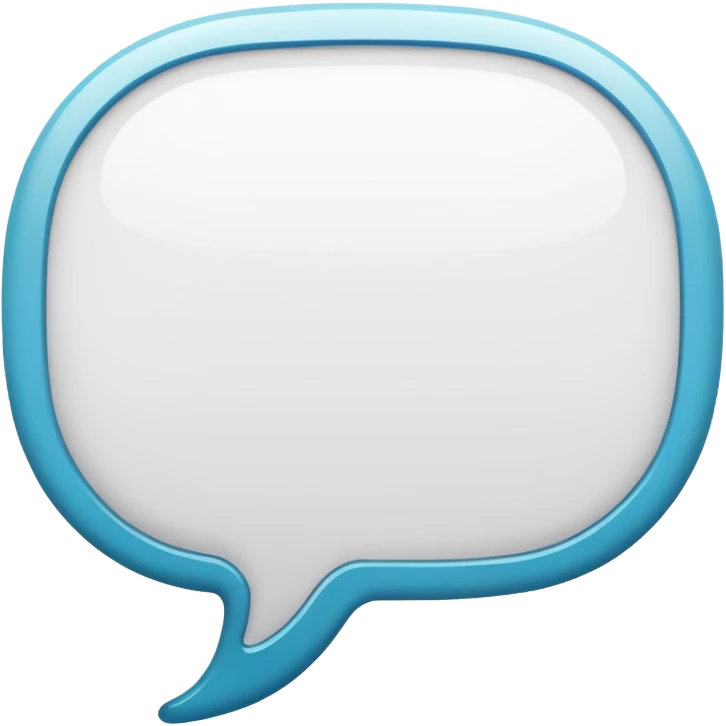 speech bubble emoji